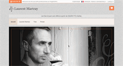 Desktop Screenshot of domainelaurentmartray.com
